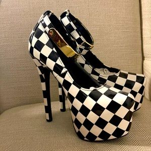 Black and White Heels